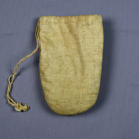 SLM 5262 - Börs av oblekt linne med dragsko av bomull