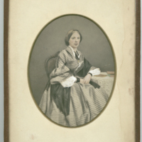 SLM 24565 - Fotografi, fröken Sophie Rudbeck (1830-1901) år 1857