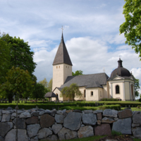 SLM D10-1085 - Ytterselö kyrka sedd från söder