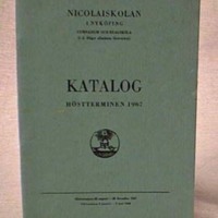 SLM 31171 3 - Skolkatalog för Nyköpings Högre Allmänna Läroverk, höstterminen 1967