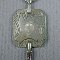SLM 21034 1 - Urnyckel av silver, tillverkad i Sala 1841