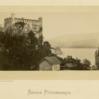 SLM P2013-536 - Slottet Bourdeau i Frankrike ca 1900