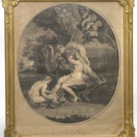 SLM 3528 - Kopparstick, mytologiskt motiv efter Rubens, gravyr av Simon Thomas 1712