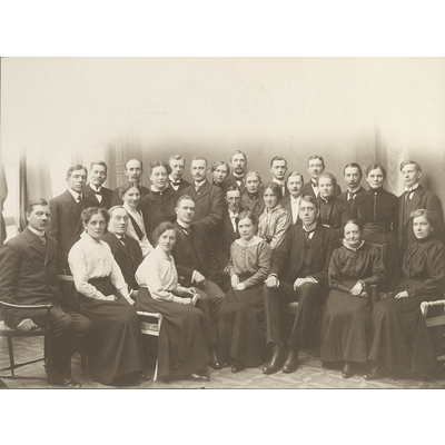 SLM RR150-00-3 - Nyköpings missionsförsamling eller ungdomsförening ca 1913