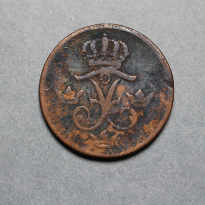 SLM 16890 - Mynt, 1 öre kopparmynt 1738, Fredrik I