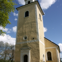 SLM D08-1088 - Dunkers kyrka, exteriör.