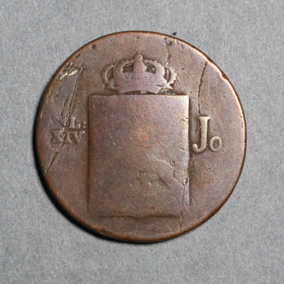 SLM 16599 - Mynt, 1 skilling kopparmynt 1820, Karl XIV Johan