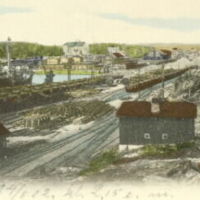 SLM M022618 - Oxelösunds hamn, omkring 1900