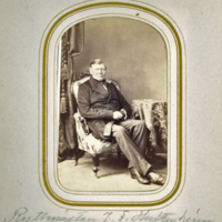 SLM P2013-086 - Ryttmästare J F Hultenheim född 1802, gift med Maria Sofia Cederbaum