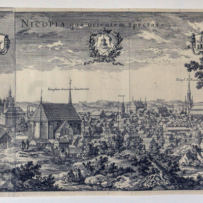 SLM 23332 - Kopparstick, Nyköping på 1660-talet