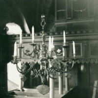 SLM M016235 - Ljuskrona i Vrena kyrka 1943