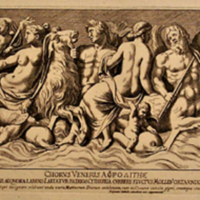 SLM 8517 17 - Kopparstick av Pietro Sancti Bartoli, skulpturer och monument i Rom 1693