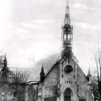 SLM M028698 - Vykort, Taxinge kyrka, 1943