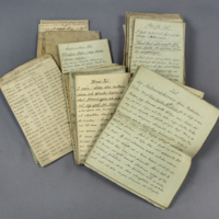 SLM 15594 - Predikotexter, skriftetal och noter, 1800-tal