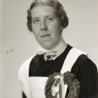 SLM P2013-774 - Karin Rådell, Sjuksköterskeexamen Falun länslasarett 1937.
