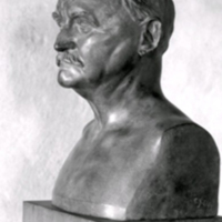 SLM 11082 - Bronsbyst av Otto Lindeberg, skulptör Carl Eldh