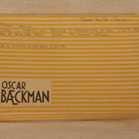 SLM 31347 3 - Kartong av papp, från Oscar Baeckman