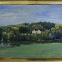 SLM 12649 - Oljemålning, Täckhammars skola