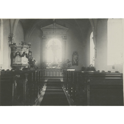 SLM M005498 - Bogsta kyrka före 1936