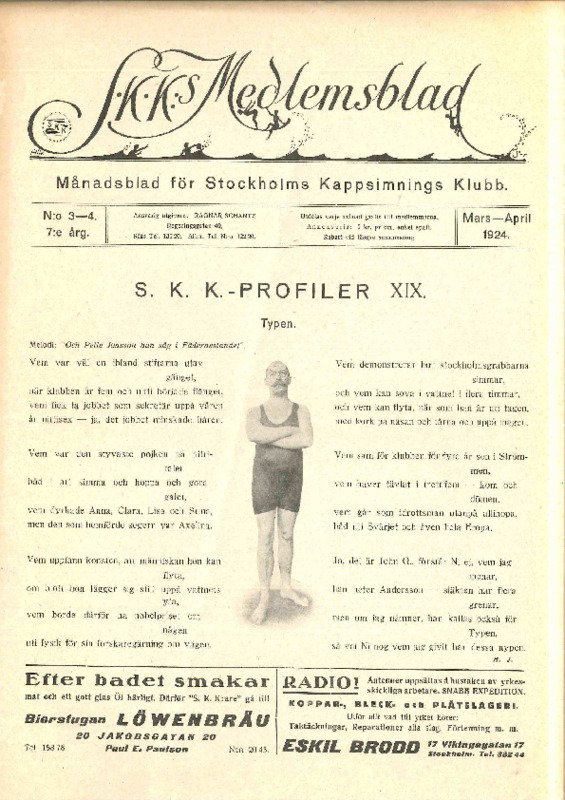 S K K: s Medlemsblad 1924