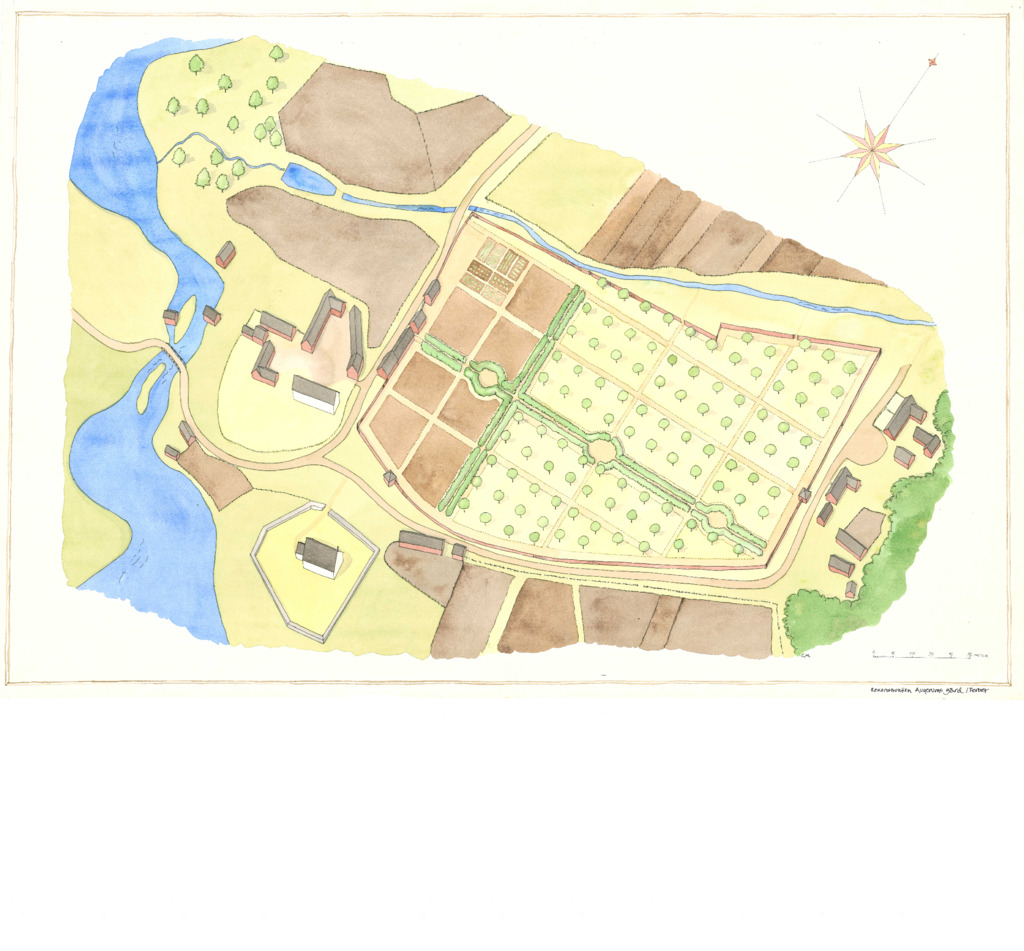 RK1146 rekonstruktion av Augerums gård och Febers trädgård. Akvarellerat original av Cecilia Malmström-1.pdf