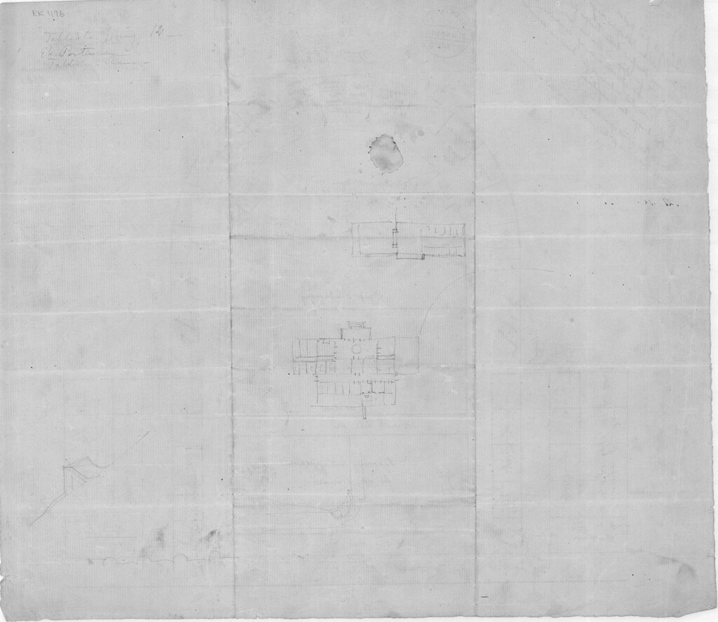 RK496 Baksida av ritning av sjöbad 1858 med liten skiss.jpg
