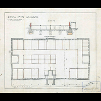 RK472 Ritning 1912 över Saluhallen i Carlskrona Kv. Odin. Plan af källaren. Upphovsman H.O.S.jpg