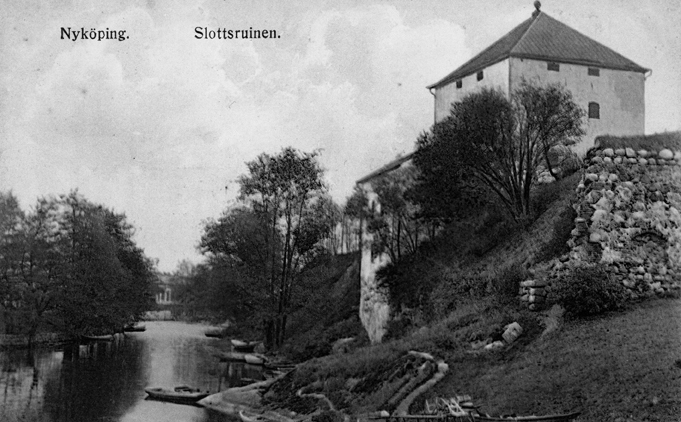 Nyköping, Slottsruinen. Fototid: 1904-1922.