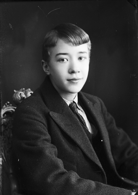 Porträtt på Carl Gustaf Blomberg. Fototid: 1924...