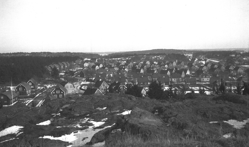 Utsikt från Kråkberget över Östra Villastan.