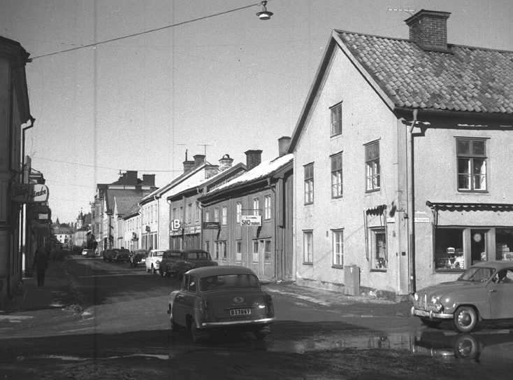 Bagaregatan från Västra Kvarngatan mot Storgatan.