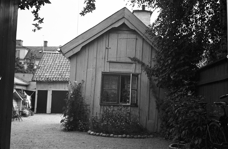 Gårdsinteriör Brunnsgatan 22. Fototid: 1922-1968.