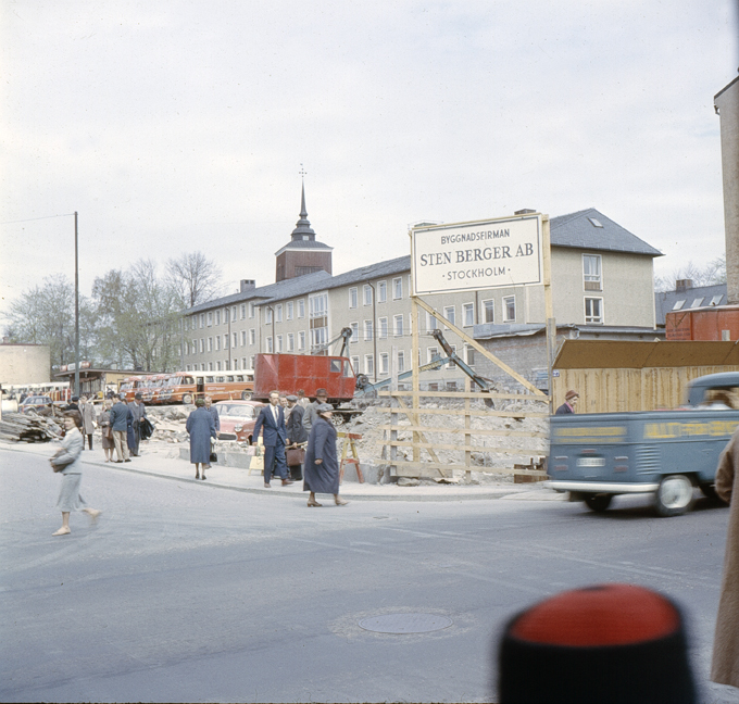 Busstation. Fototid: 1958.