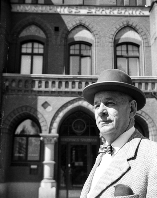 Uno Bergström, Bankdirektör. Fototid: 1960.