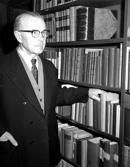Axel Grahn, Bibliotekarie. Fototid: 1959.