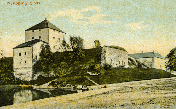 Nyköping. Slottet. Fototid: 1930.