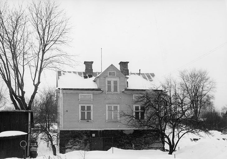 Åkersberg exteriör.  Fototid: 1966.