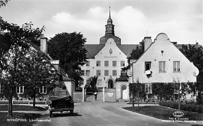 Nyköping. Länslasarettet. Fototid: 1920-1950.