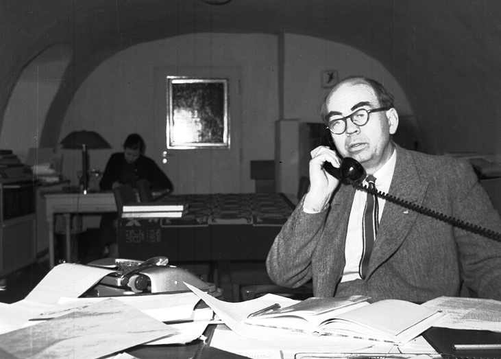 Ivar Schnell, Landsantikvarie. Fototid: 1959.