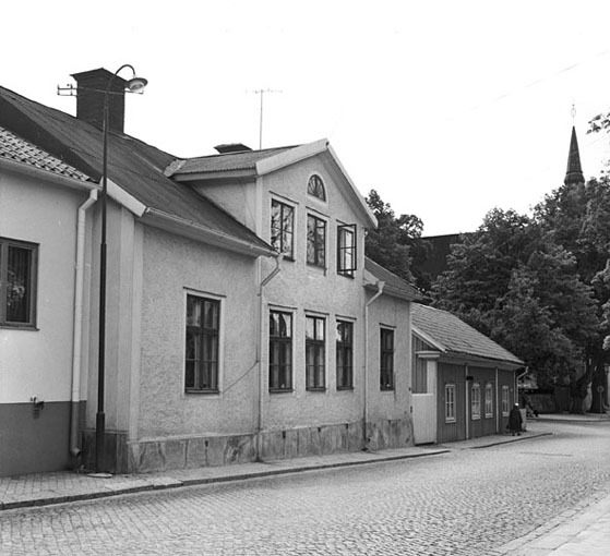 Östra Kyrkogatan 4. Fototid: 1963.