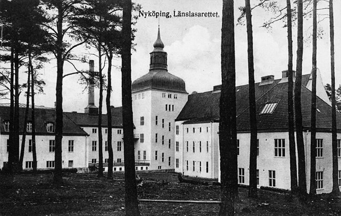 Nyköping Länslasarettet. Fototid: 1914-1917.