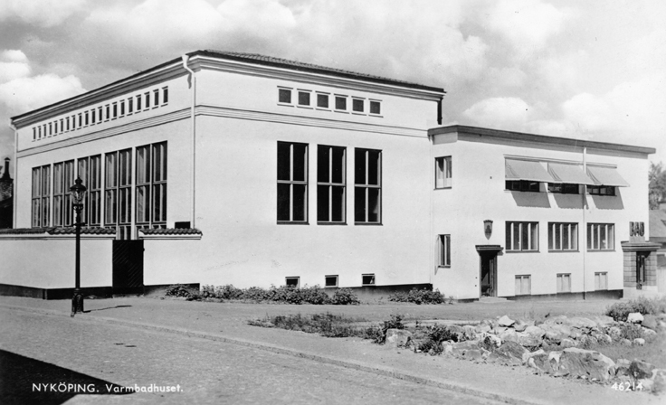 Nyköping. Varmbadhuset. Fototid: 1935-1943.