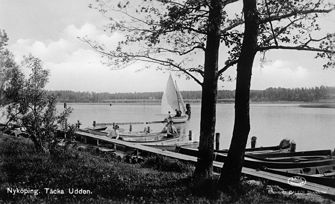 Täcka Udden, Nyköping. Fototid: 1906-1950.