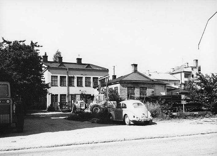 Gårdsinteriör vid Tullportsgatan. Fototid: 1966.