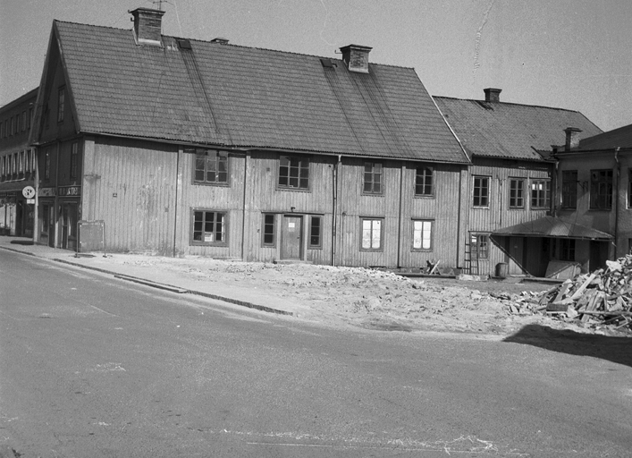 Västra Kvarngatan 50, Länstidningen. Huset rive...