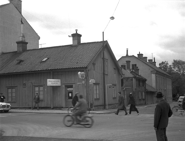 S:t Annegatan-Östra Storgatan, Rivning. Fototid...