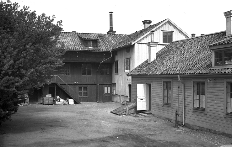 Gårdsinteriör Västra Trädgårdsgatan 39-41. Foto...