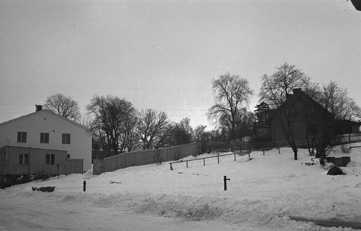 Hospitalsgatan-Prästgatan. Fototid: 1947.