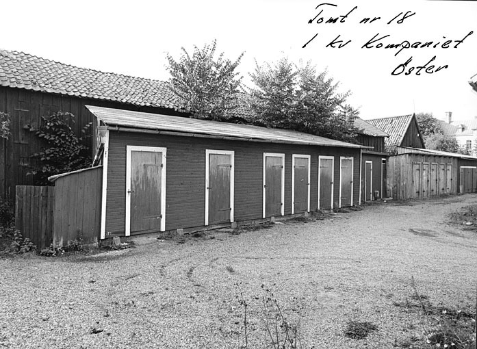 Uthus vid Folkungavägen 18. Fototid: 1965.