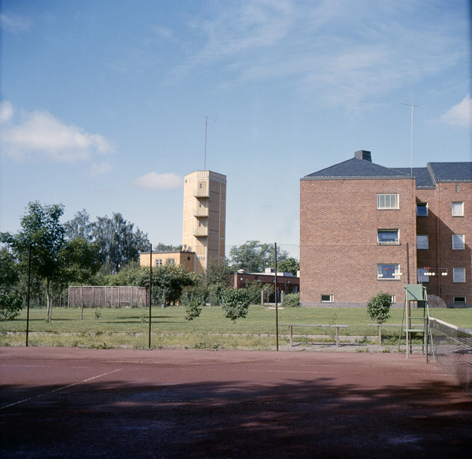Kungsgatan / Brandstation. Fototid: 1958.